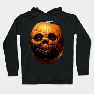 Scary Halloween Pumpkin Art Hoodie